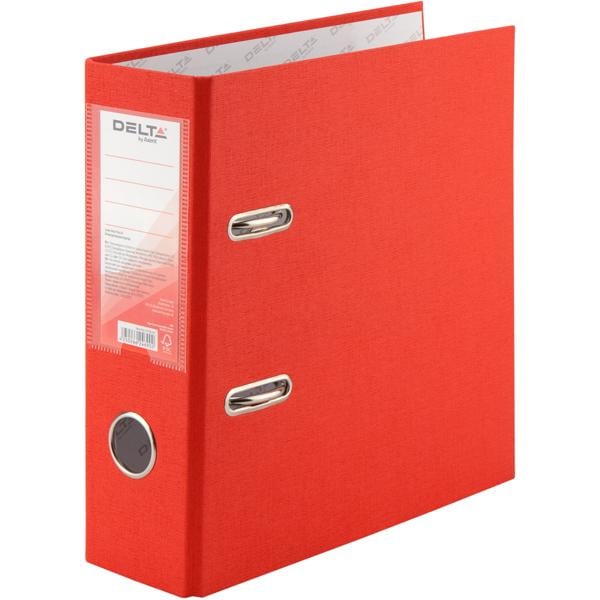 Папка-регистратор Axent Delta односторонняя A5 полипропилен 75 мм собрана Красный (d1718-06c)