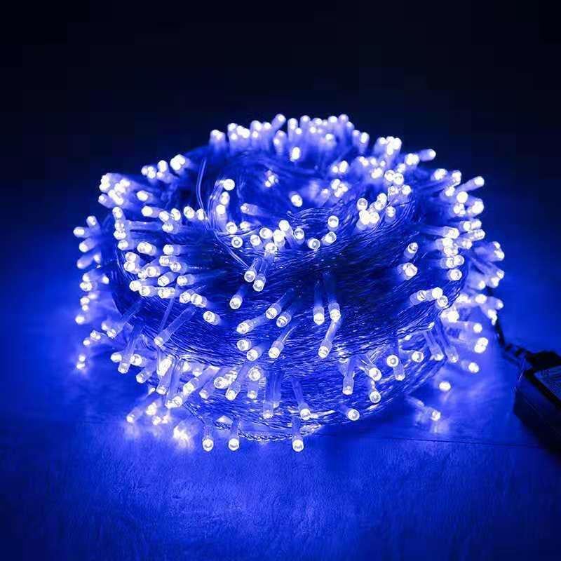 Светодиодная гирлянда NikoLa Струна 300 LED Garland Thread 3 м Синий