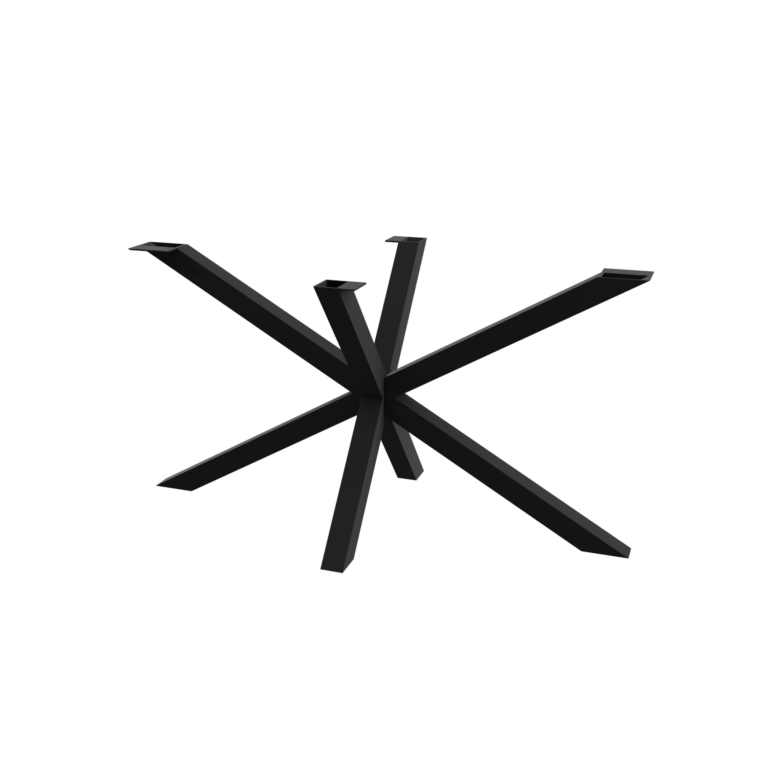 Опора для стола металическая Lofty Жук-2 Серия 22 ширина 1380х680 мм Черный