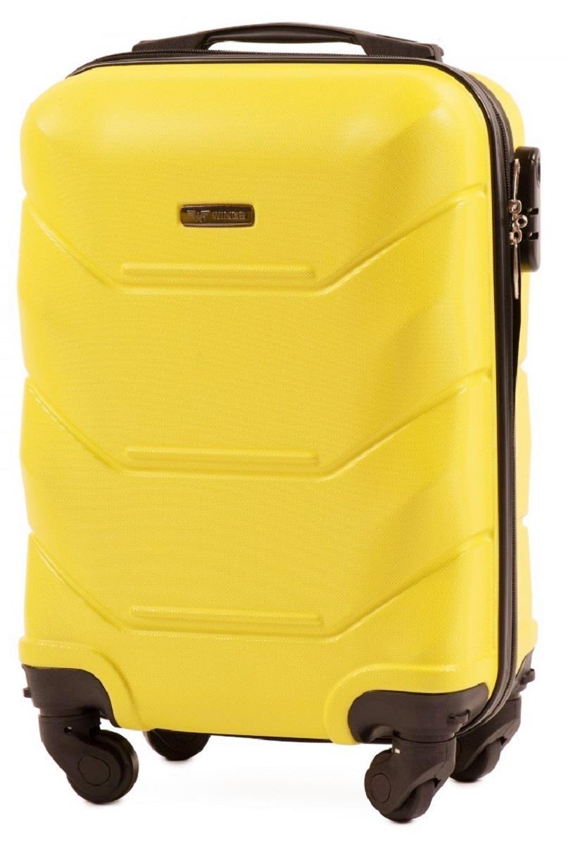 Валіза пластикова Wings 147 мікро Жовтий (Wp00293) - фото 1