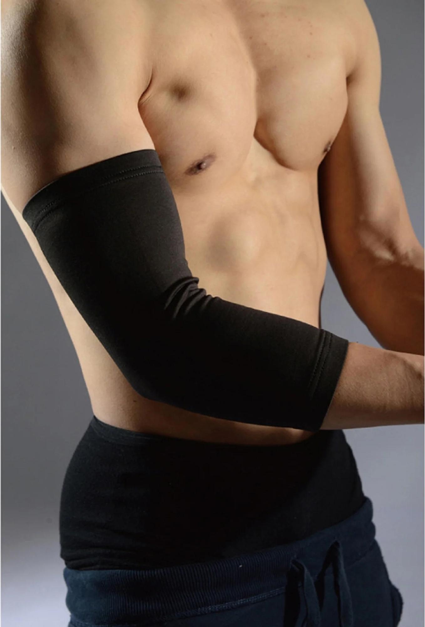 Фіксатор ліктя LiveUp ELBOW SUPPORT L/XL Чорний (LS5771-LXL) - фото 2 Фіксатор ліктя LiveUp ELBOW SUPPORT L/XL Чорний (LS5771-LXL) - фото 2