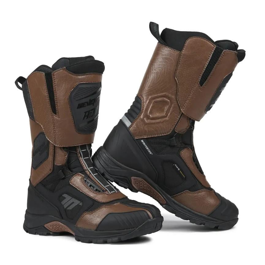 Мотоботы Seventy BA6 STELVIO р. 40 Black/Brown (47052)