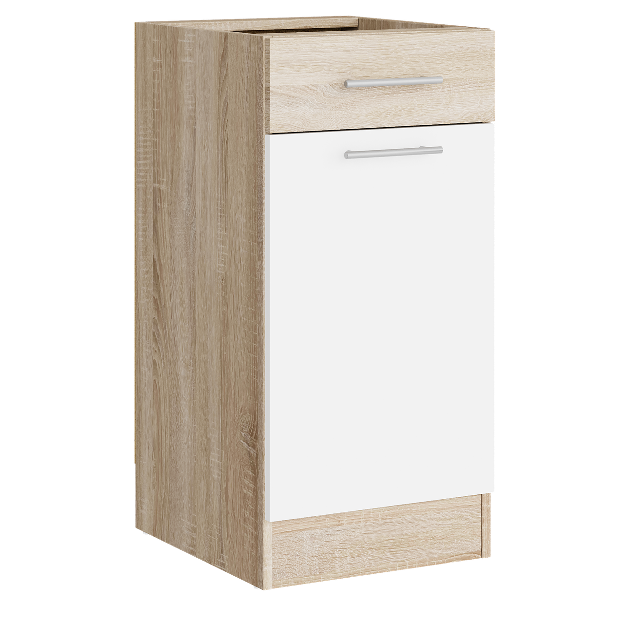 Кухня секция Еверест Эко Новая 40 Низ ящик 400х456х820 мм Сонома/Белый/Сонома (eko-559)
