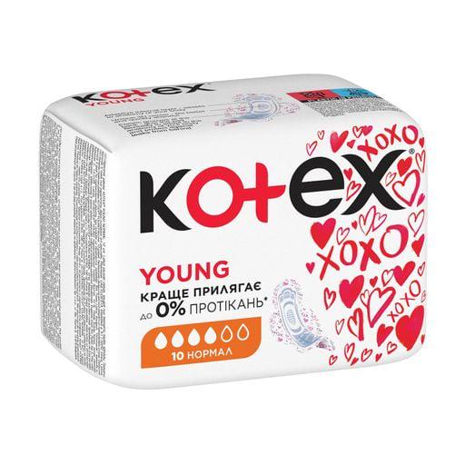 Прокладки Kotex Young Normal 4 краплі 10 шт.