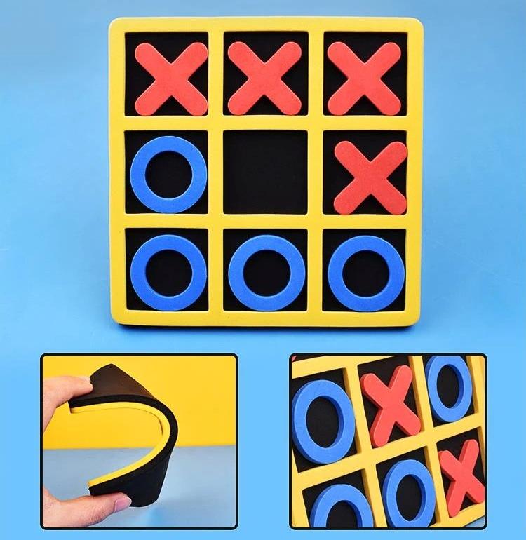 Игрушка для малышей Монтессори Крестики нолики Blue/Red - фото 4 Игрушка для малышей Монтессори Крестики нолики Blue/Red - фото 4