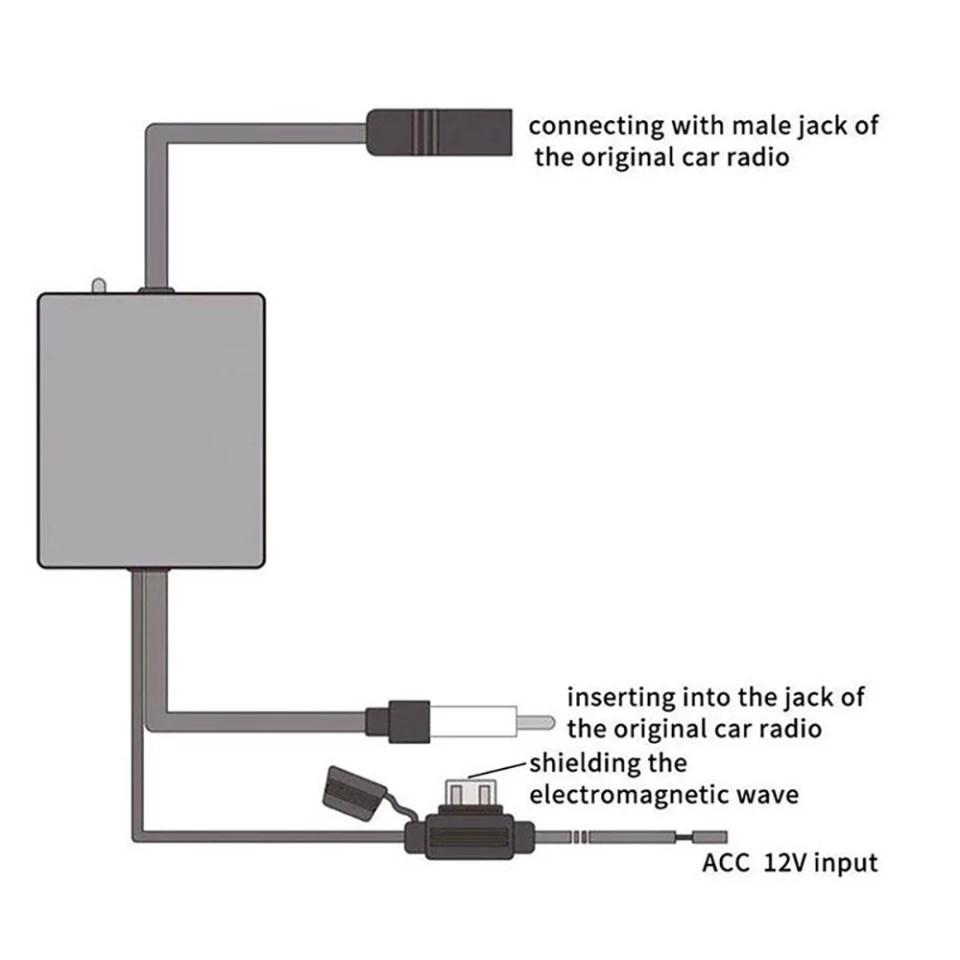 УСИЛИТЕЛЬ FM АНТЕННЫЙ CAR RADIO FM DAB + dis amplifier - фото 3