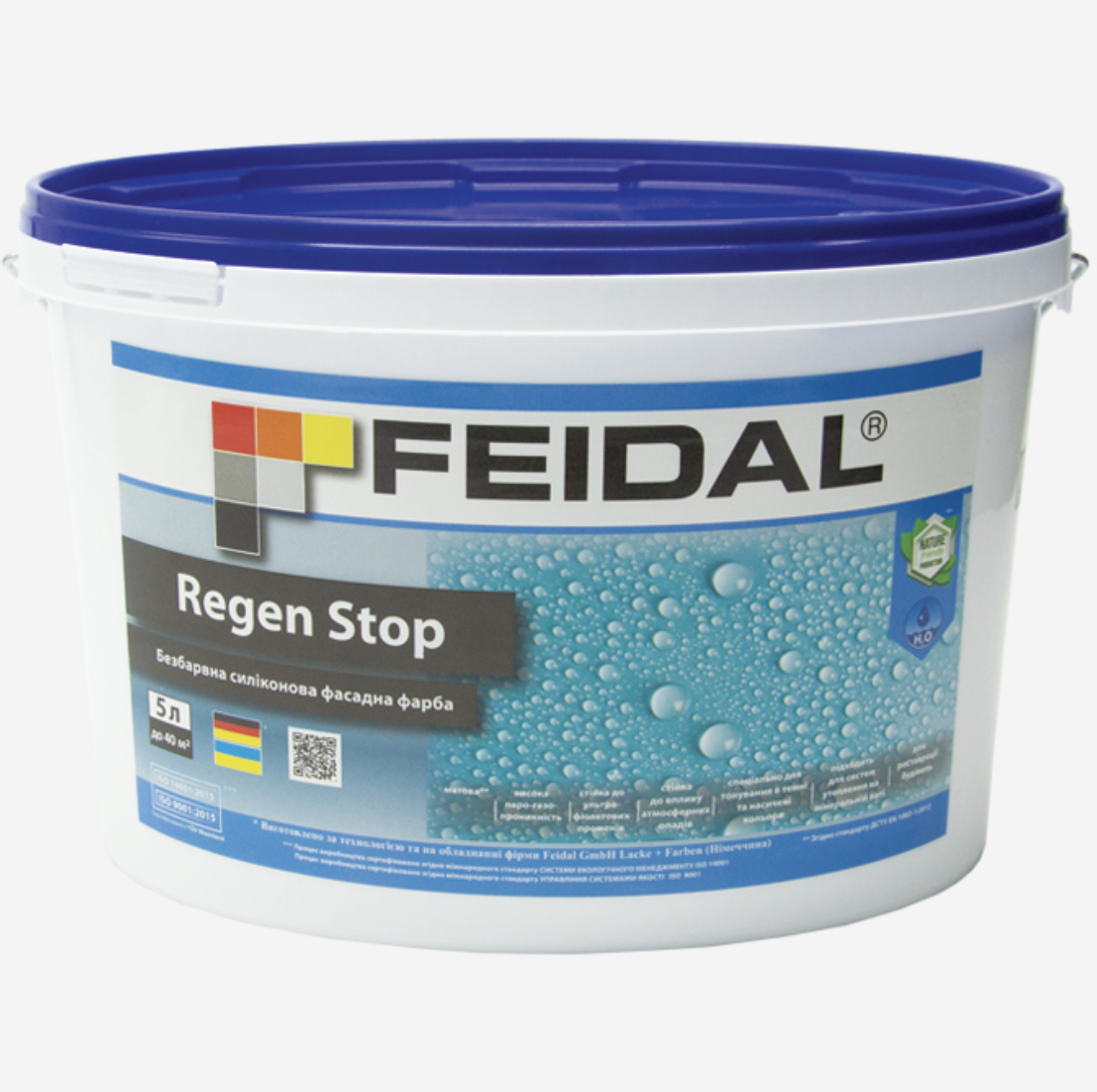 Краска Feidal Regen Stop бесцветная 5 л (27581995) - фото 1 Краска Feidal Regen Stop бесцветная 5 л (27581995) - фото 1