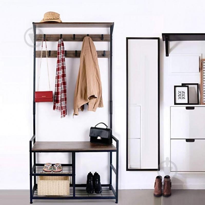 Вешалка для одежды угловая GoodsMetall в стиле Лофт 1800х840х300 ВШ87 Вешалка для одежды угловая GoodsMetall в стиле Лофт 1800х840х300 ВШ87