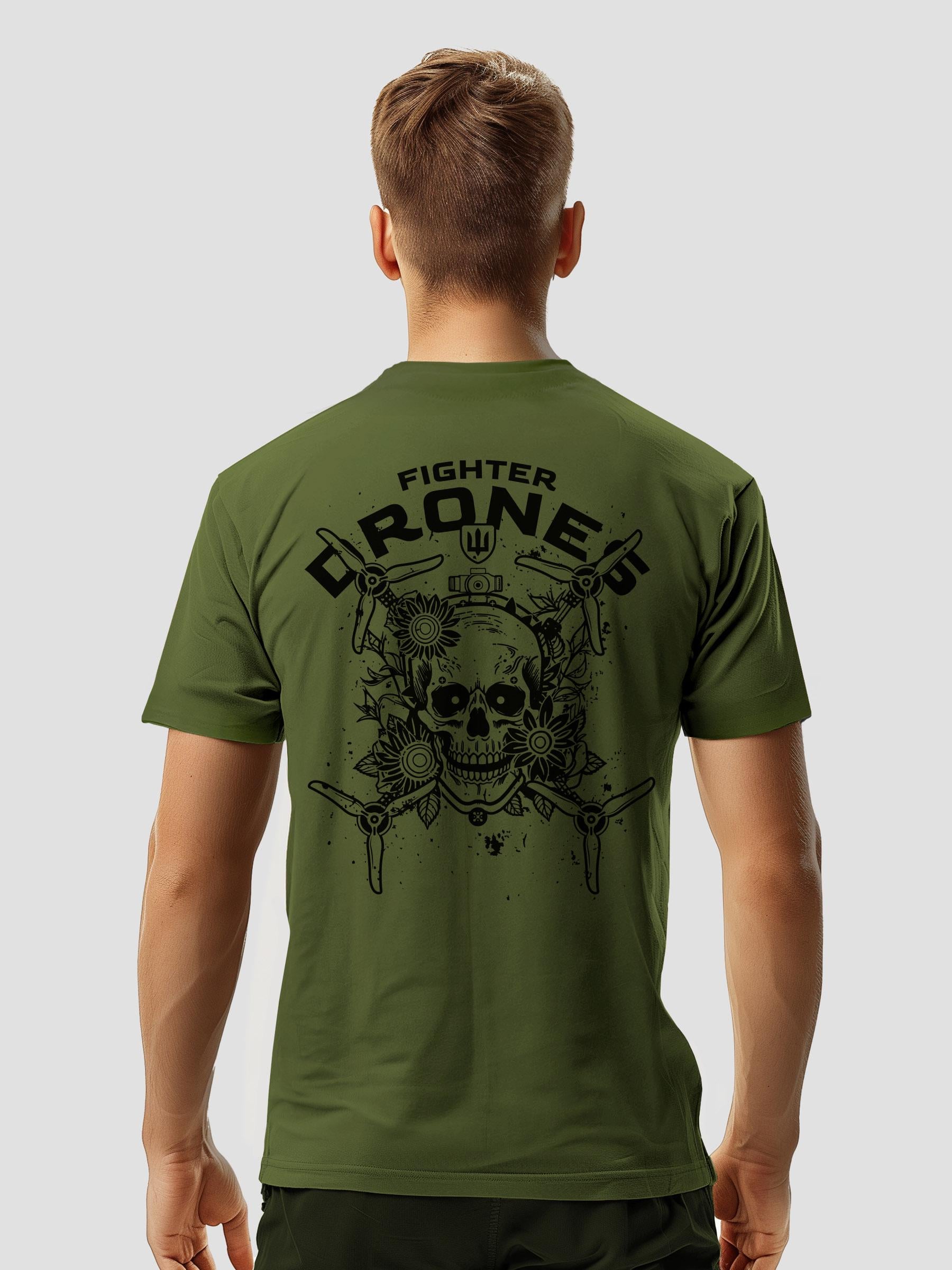 Футболка мужская "Fighter Drones" XL Хаки (FDR-TM-KH-XL)