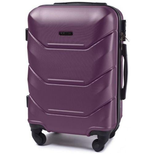 Валіза пластикова Wings 147 середня Фіолетовий - фото 1