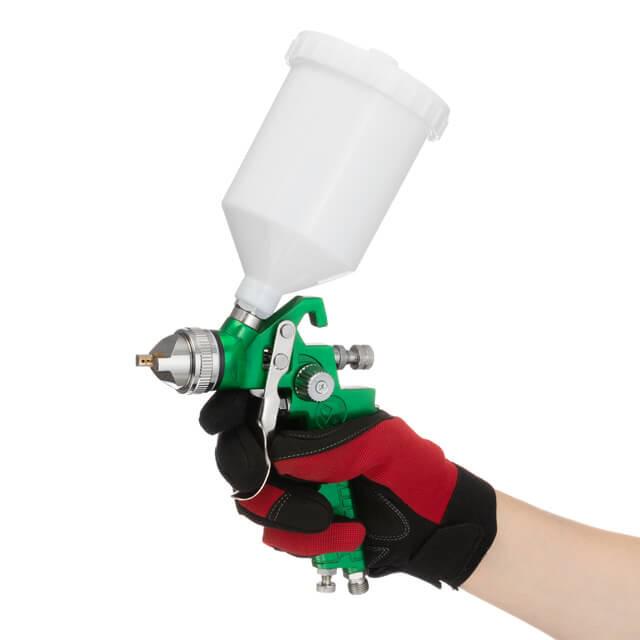 Пневматичний краскопульт Intertool PT-0118 HVLP форсунка 1,4 мм верхній пластиковий бачок 600 мл 3 бар (129564) - фото 6 Пневматичний краскопульт Intertool PT-0118 HVLP форсунка 1,4 мм верхній пластиковий бачок 600 мл 3 бар (129564) - фото 6