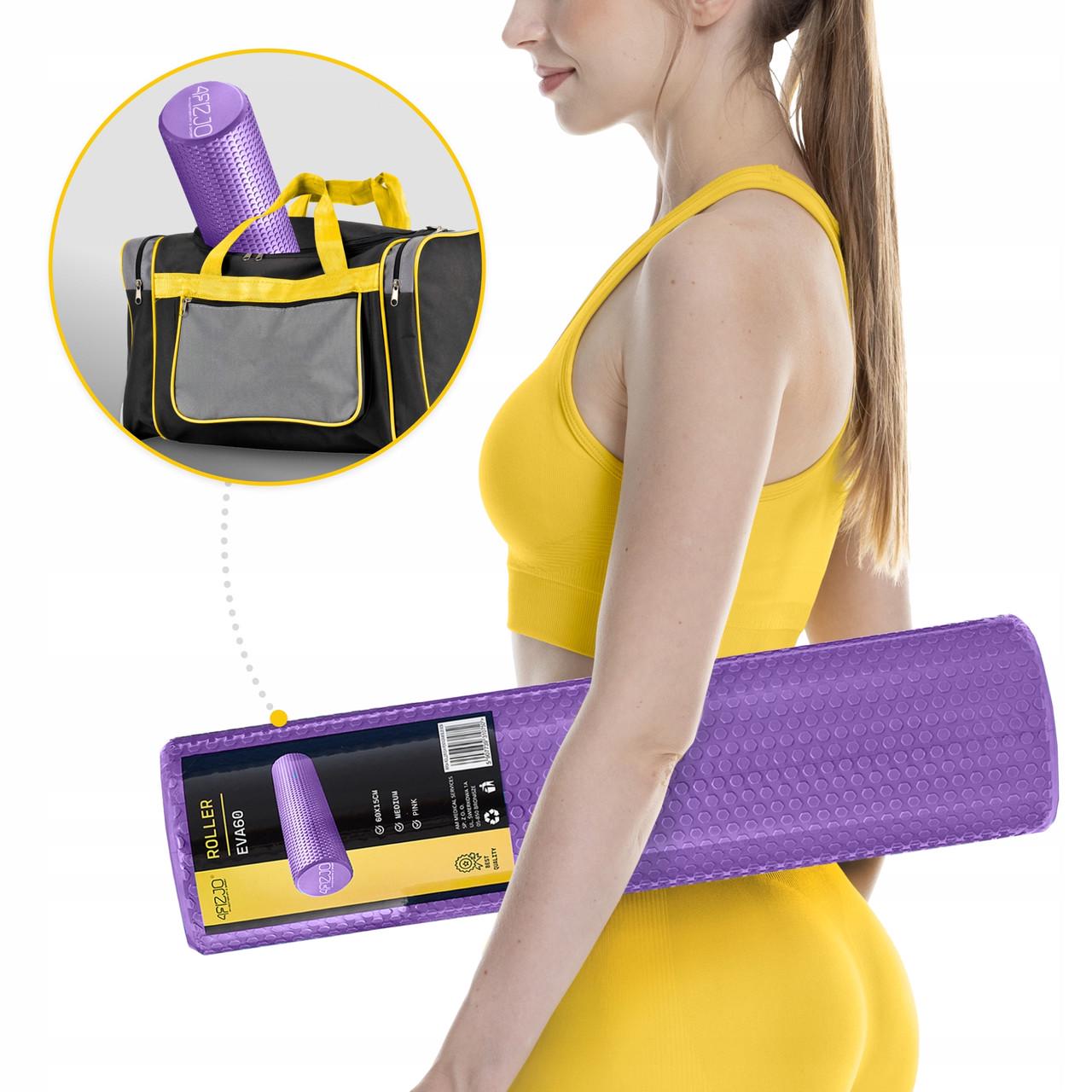 Масажний ролик 4fizjo CARE+ EVA 60x15 см Purple (P-5907739314390) - фото 6 Масажний ролик 4fizjo CARE+ EVA 60x15 см Purple (P-5907739314390) - фото 6