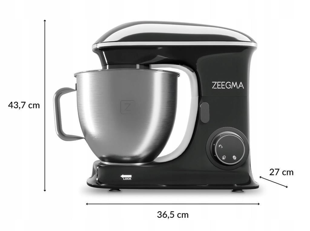 Тестомес Zeegma Planeet CHEF 2200 Вт Черный - фото 6