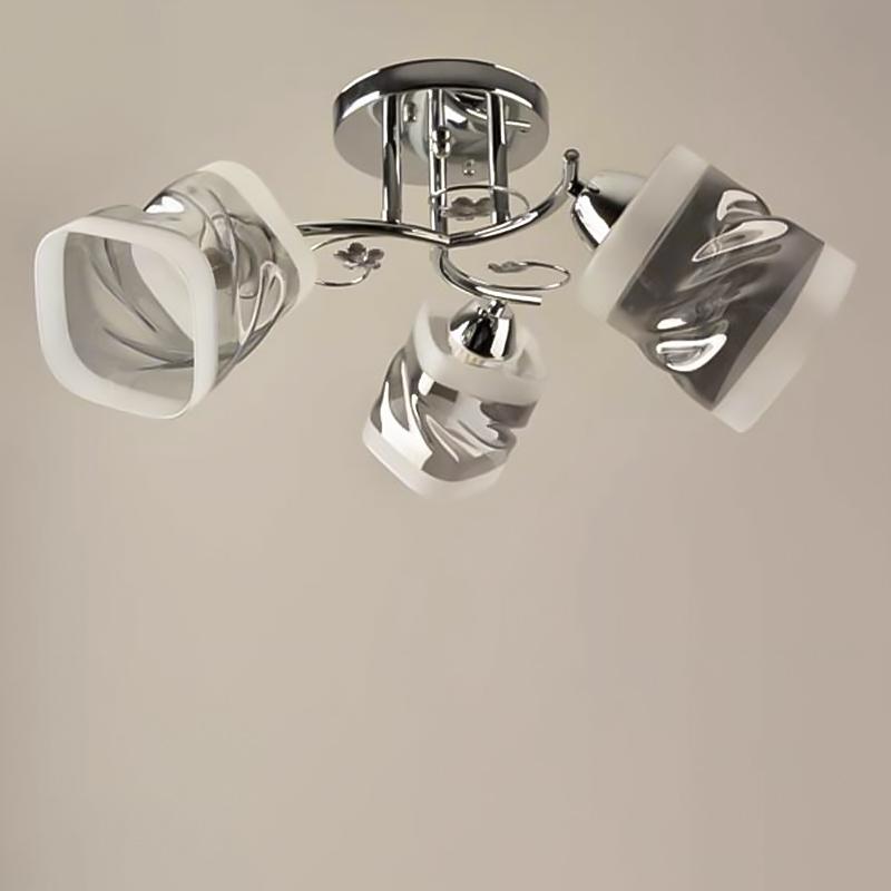 Люстра потолочная Light House SC-18217/3 47х47х21 см Хром