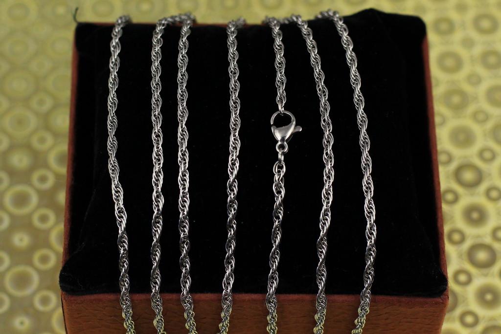 Цепь Xuping Jewelry Канатик 45 см 2 мм Серебристый (1896417425)