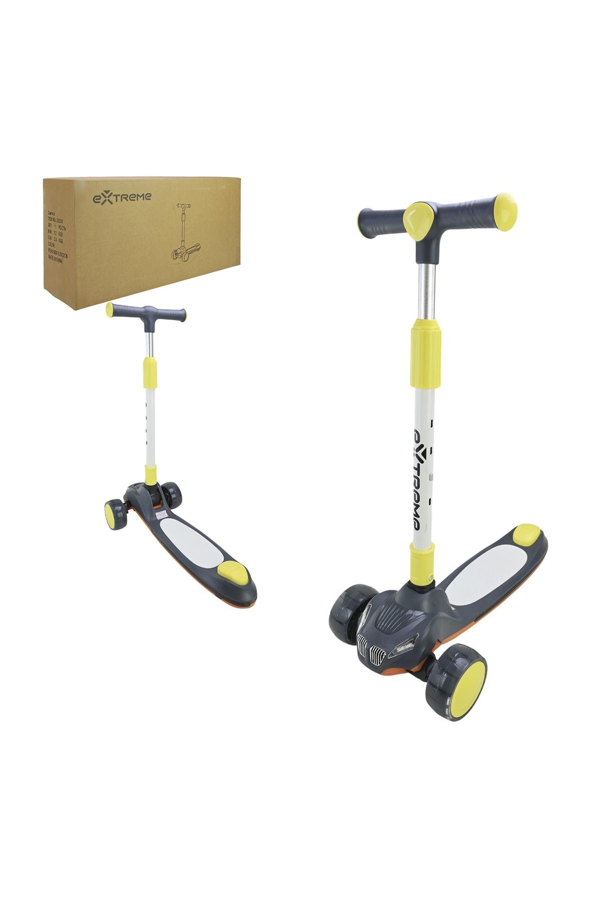 Самокат детский Extreme Motion SC816_Yel ЦБ-00277129 3-х колесный - фото 2 Самокат детский Extreme Motion SC816_Yel ЦБ-00277129 3-х колесный - фото 2