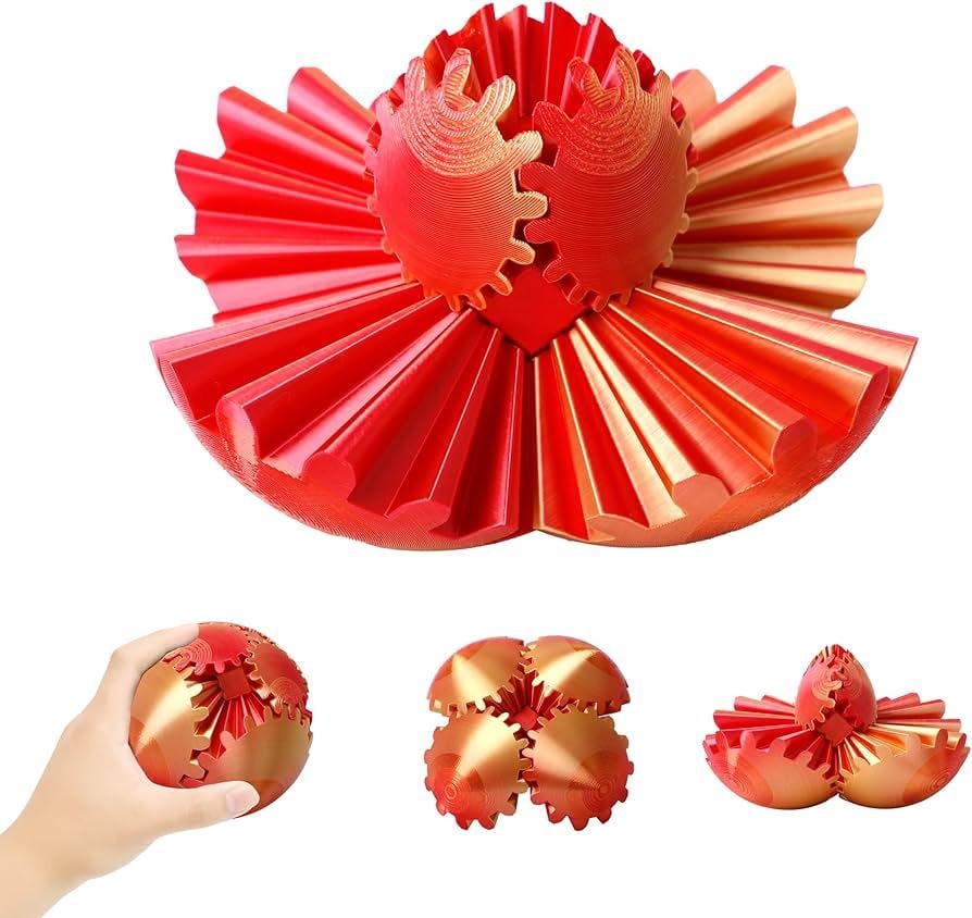Головоломка 3D-печать сфера с шестернями (3D61)