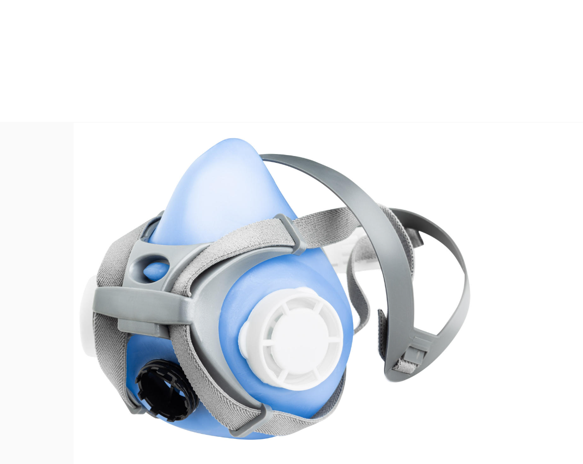 Респиратор-полумаска с одним круглым фильтром P2 (18558470) - фото 2 Респиратор-полумаска с одним круглым фильтром P2 (18558470) - фото 2