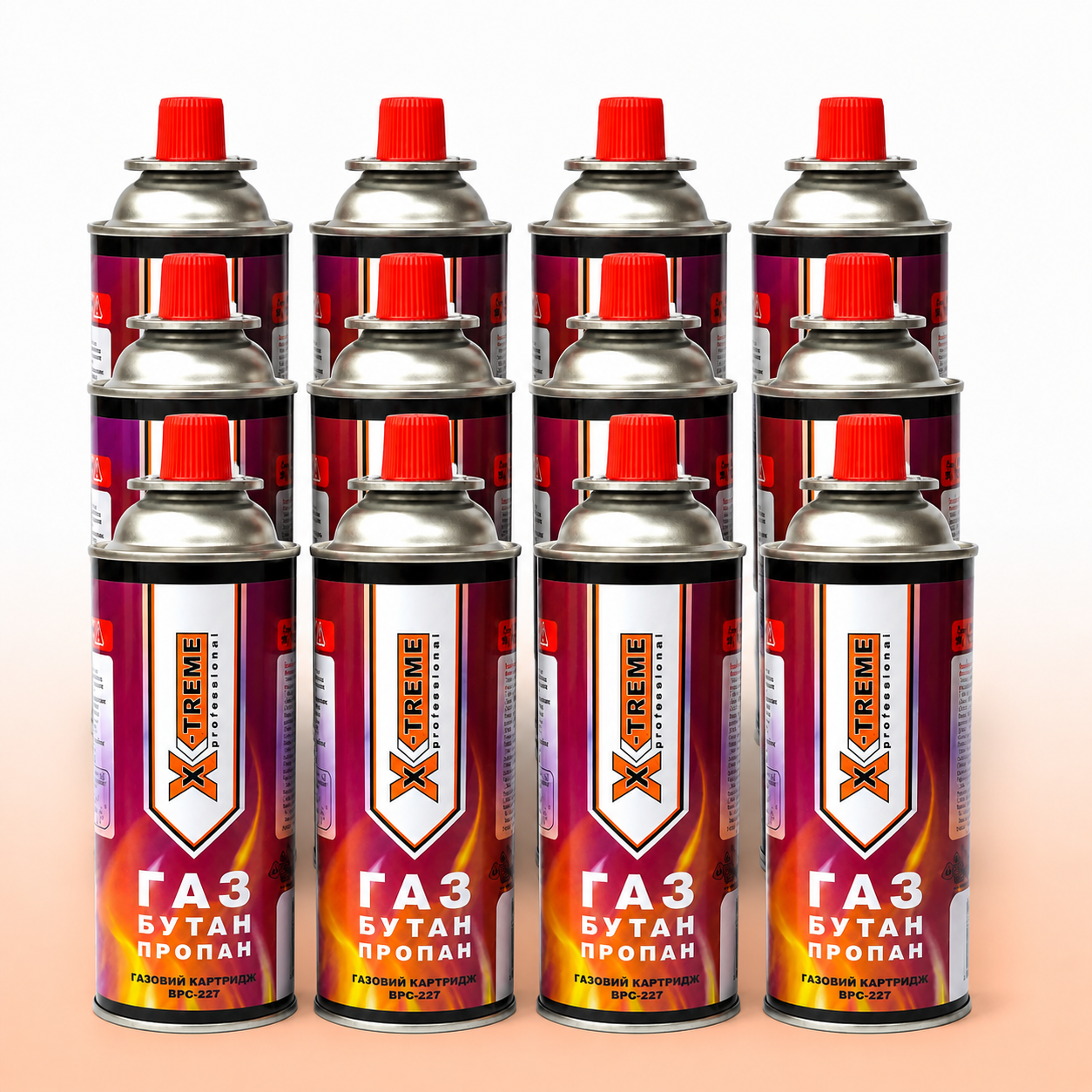 Баллон газовый универсальный X-Treme 12 шт. 227 г