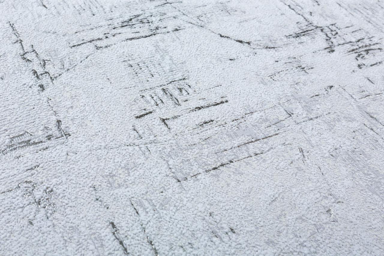 Обои флизелиновые LS Vinil Carrera ДХV-1597 Фон вспененный винил 1,06х10,05 м Серо-сизый - фото 3