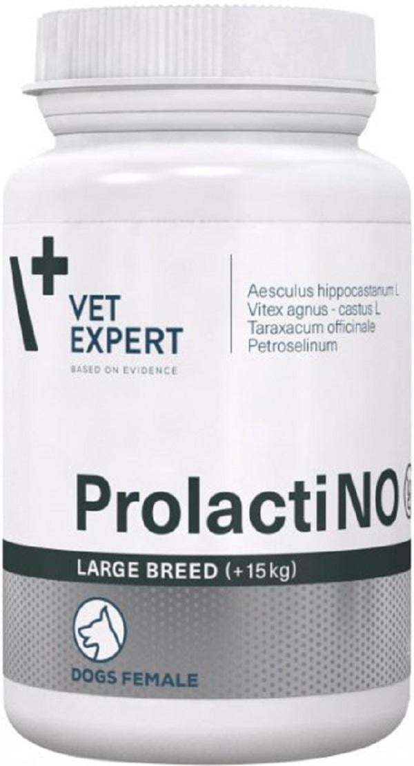 Добавка пищевая VetExpert ProlactiNO Large Breed при ложной беременности у собак больших пород от 15 кг 40 таб. (5902768346138)