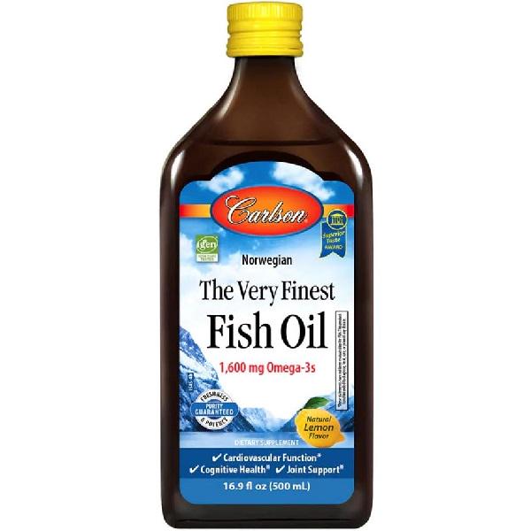 Омега 3 Carlson Labs The Very Finest Fish Oil Lemon 500 ml 100 servings