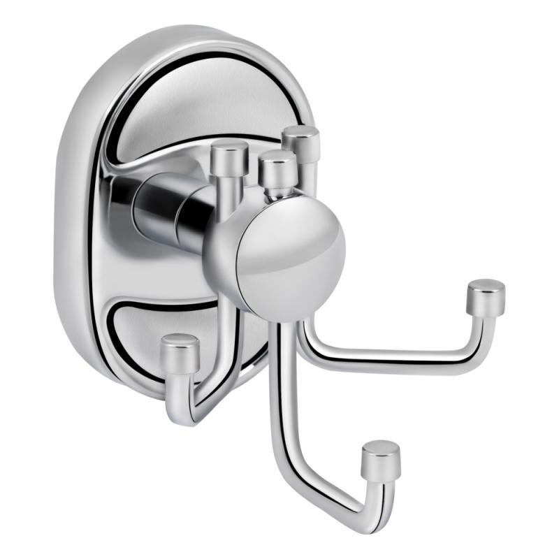 Крючок тройной настенный Lidz (CRM)-114.06.03 (9903)