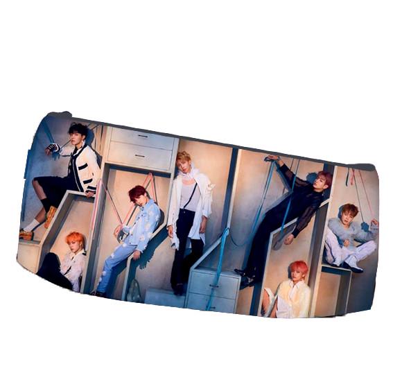 Пенал шкільний BTS Bangtan Boys Бтс двосторонній 22х11 см (pn_0005)