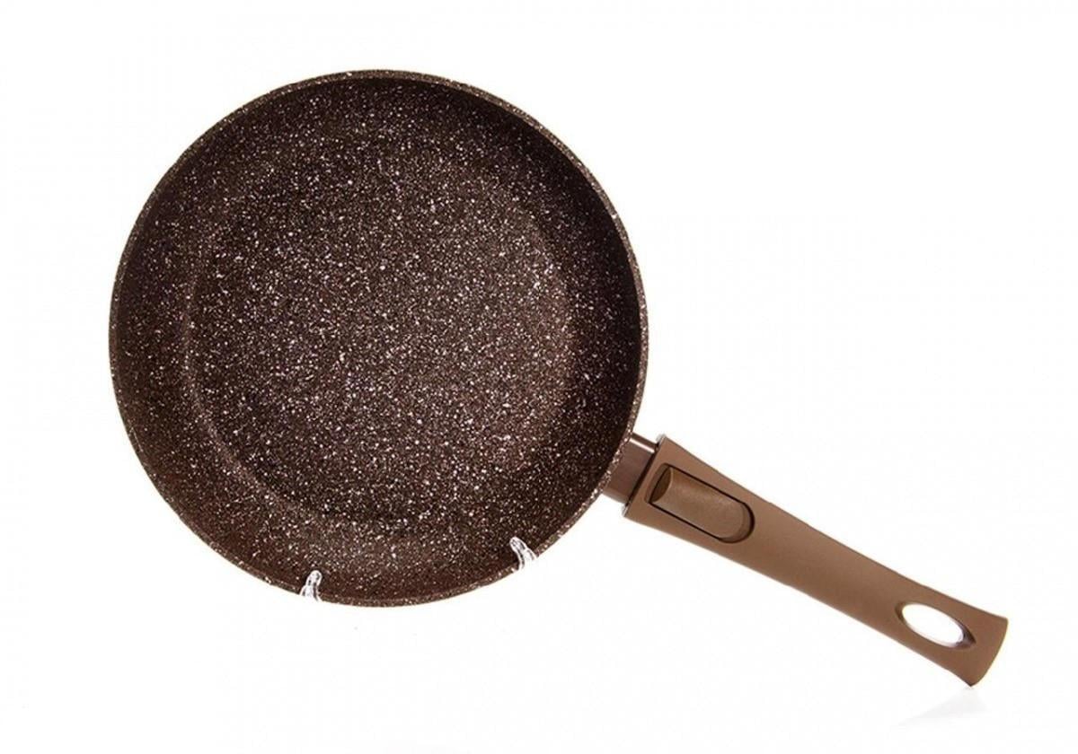 Сковорода Fissman Smoky Stone зі знімною ручкою Ø 28 см (FN-AL-4373)