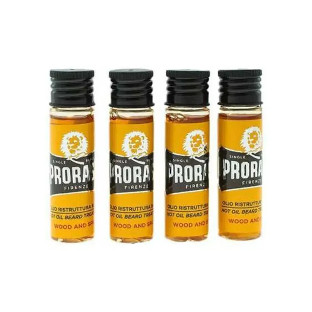 Масло горячее для смягчения и питания Proraso Hot Oil Beard Treatment Wood & Spice интенсивный уход за бородой 4х17 мл (35704364)
