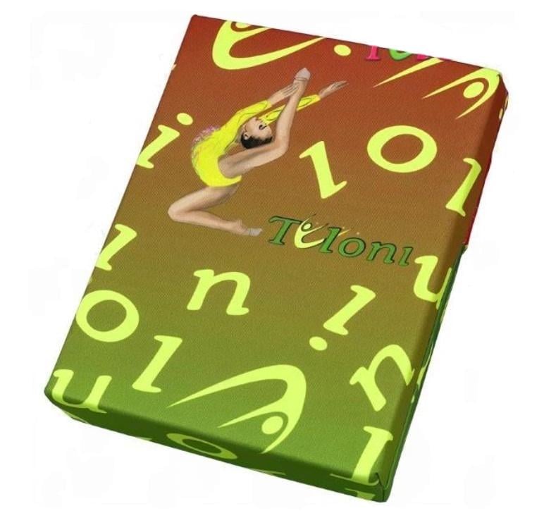 Подушка для растяжки Tuloni ZOE NKV-SHK07 22x17 см Желтый/Зеленый/Коралловый