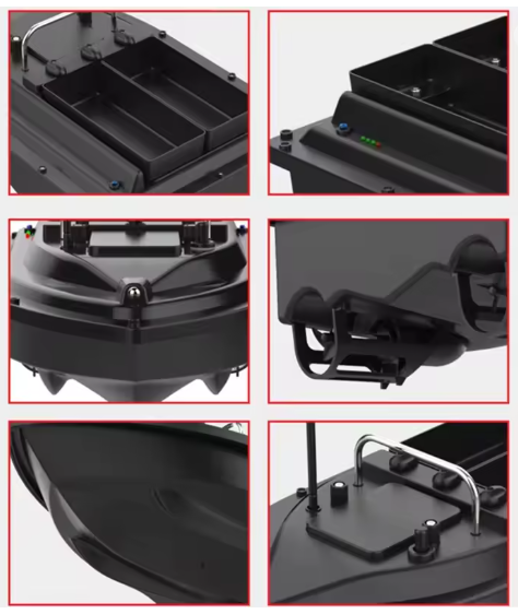 Човник для підгодовування риби Flytec d16c 2 бункери для різного підгодовування до 2 кг до 500 м (2709378602) - фото 5 Човник для підгодовування риби Flytec d16c 2 бункери для різного підгодовування до 2 кг до 500 м (2709378602) - фото 5