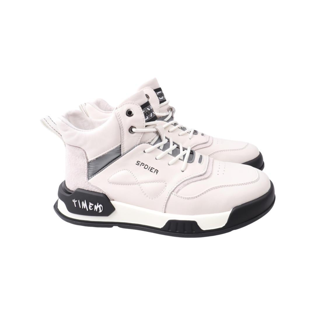 Ботинки мужские Li Fexpert из кожи р. 40 Белый (760-21DHS)