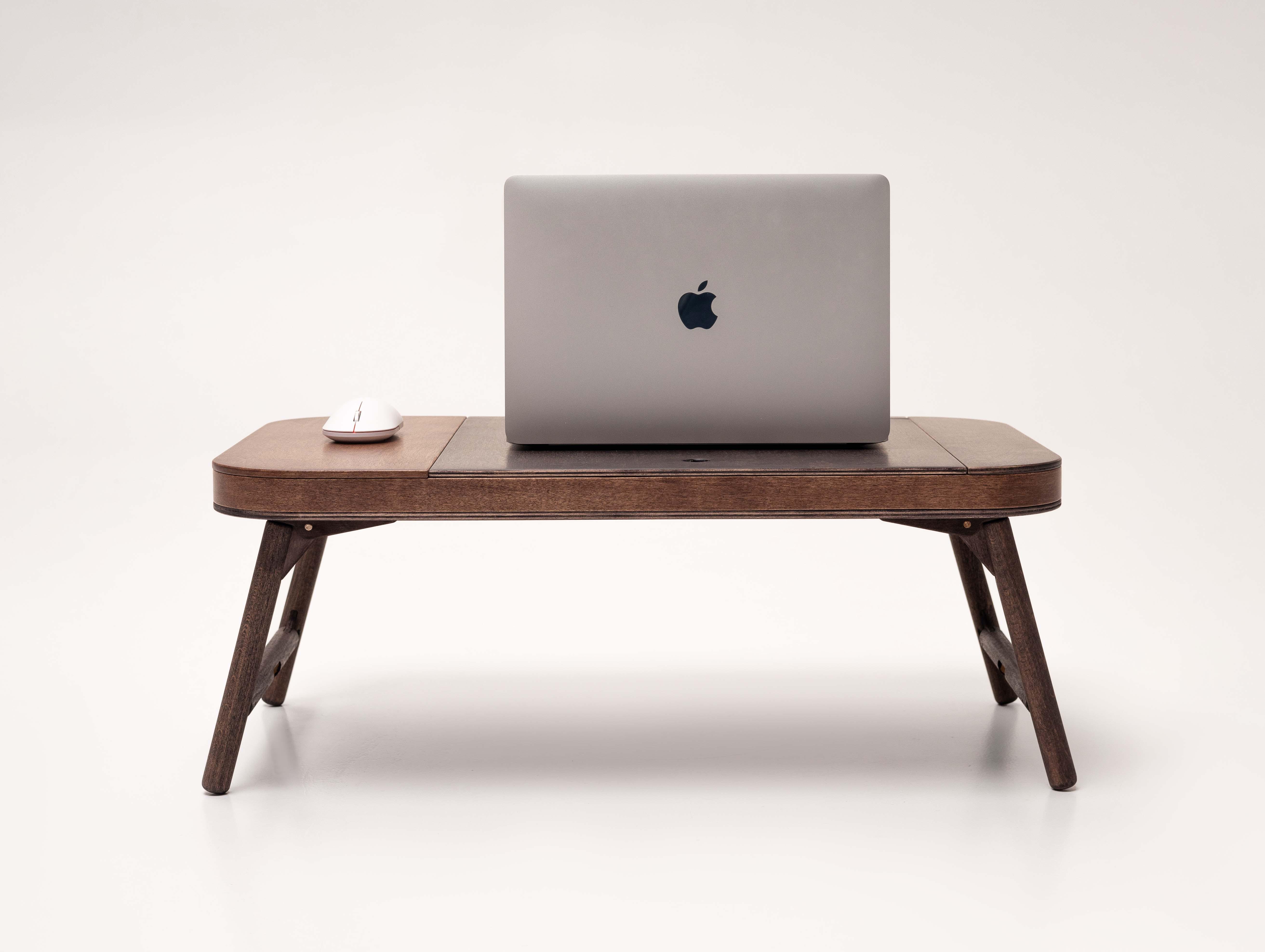 Столик для ноутбуку Spillno Гранде що регулюється Темно-коричневий (20002) - фото 2 Столик для ноутбуку Spillno Гранде що регулюється Темно-коричневий (20002) - фото 2