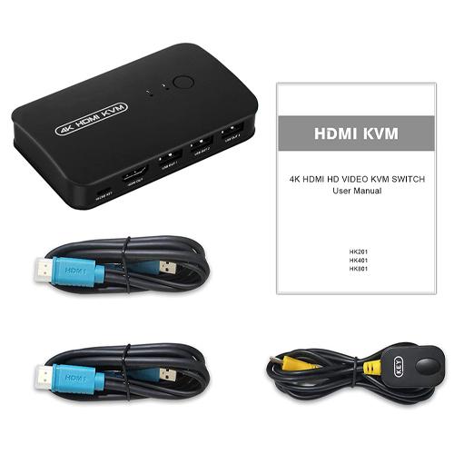 Свич переключатель KVM HDMI/USB кнопка ДК (1176-dde52) - фото 2