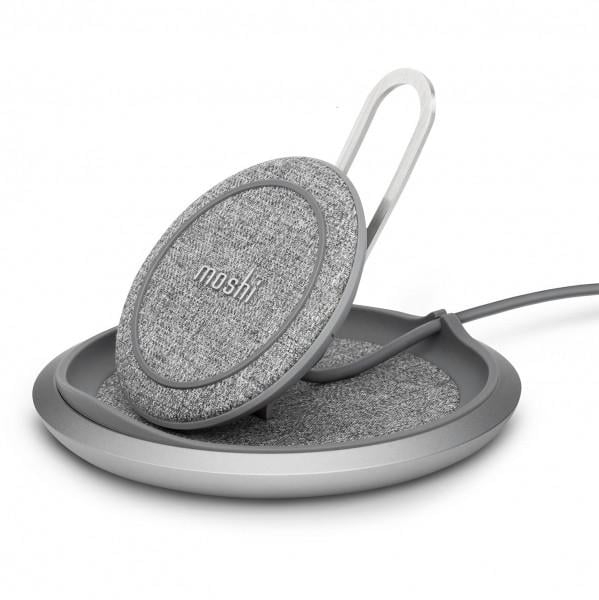 Бездротова зарядка Moshi Lounge Q Wireless Charging Stand, Nordic Gray (99MO022218)