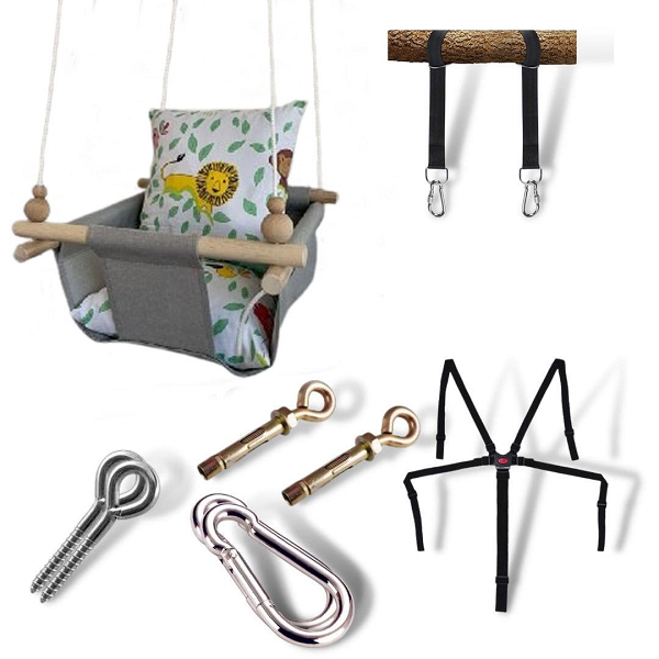 Детская качеля Infancy Африка Серый (10072963)