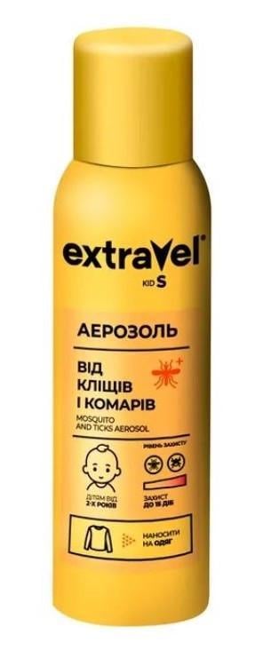 Аерозоль від кліщів і комарів Extravel Kids від 2-х років 100 мл (2623749346)