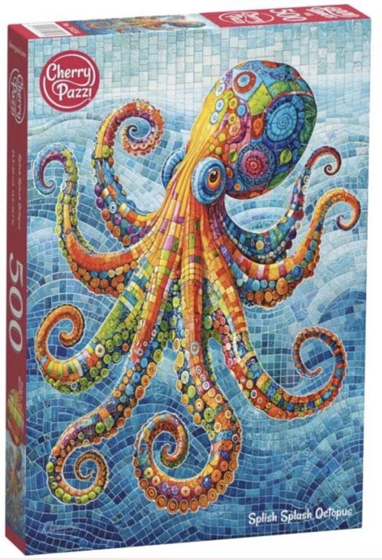Пазл CherryPazzi Різнокольоровий восьминіг 34,500 ел. 5x50 см (20234)
