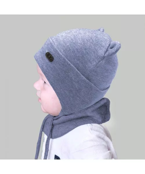 Комплект шапка и шарф детский Elf Джулиан р. 38 Голубой (OK001889)