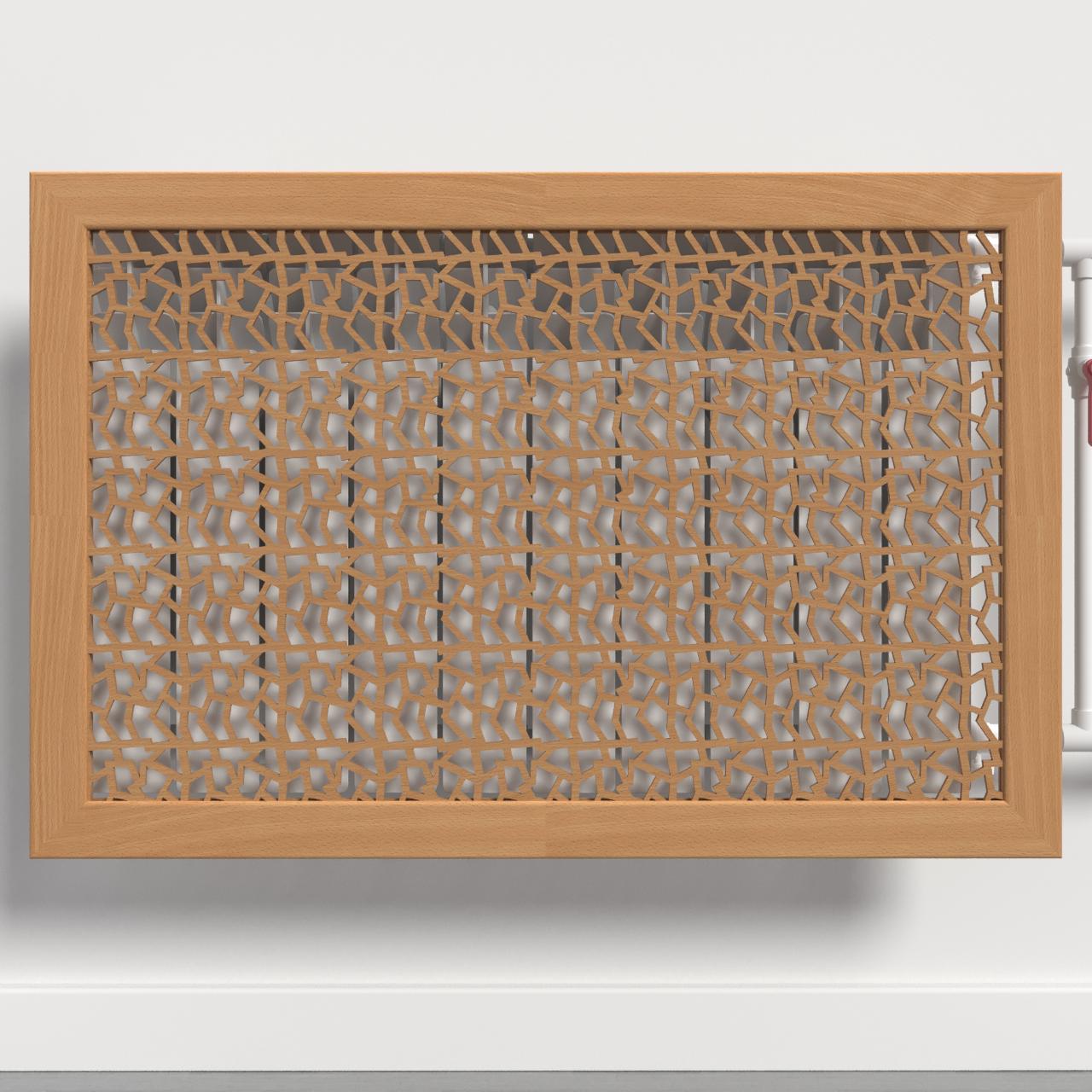 Решетка-экран на батарею SMARTWOOD 600 мм Бук Бавария (R20162105)