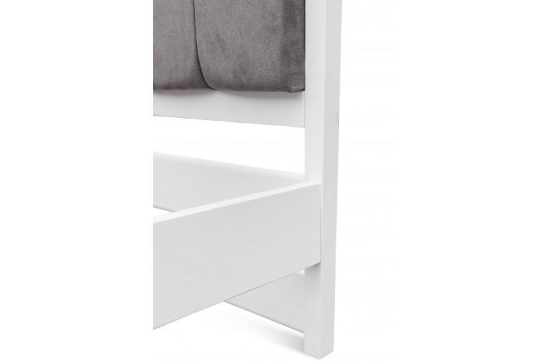 Кровать Лили Ламели 900х2000 мм Угол-7 Белый (А0057419) - фото 4 Кровать Лили Ламели 900х2000 мм Угол-7 Белый (А0057419) - фото 4