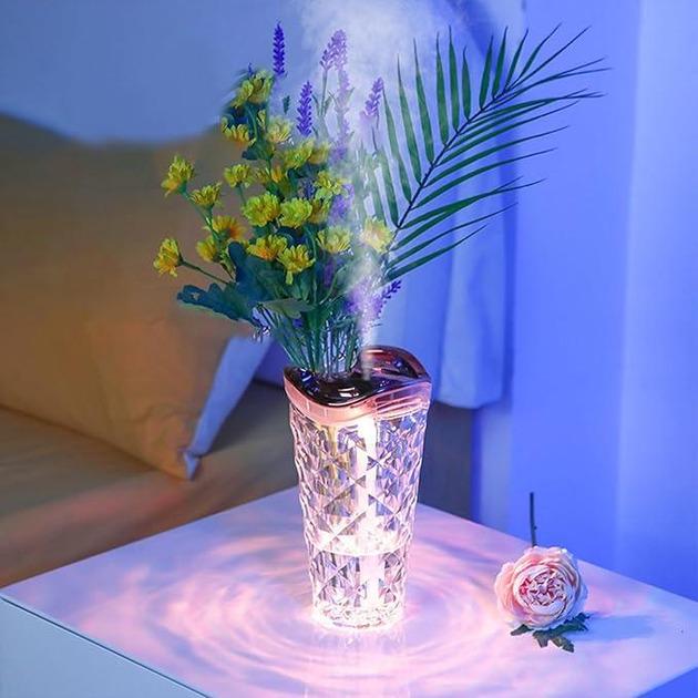 Ваза с увлажнителем с LED-подсветкой (BLK-000) - фото 3