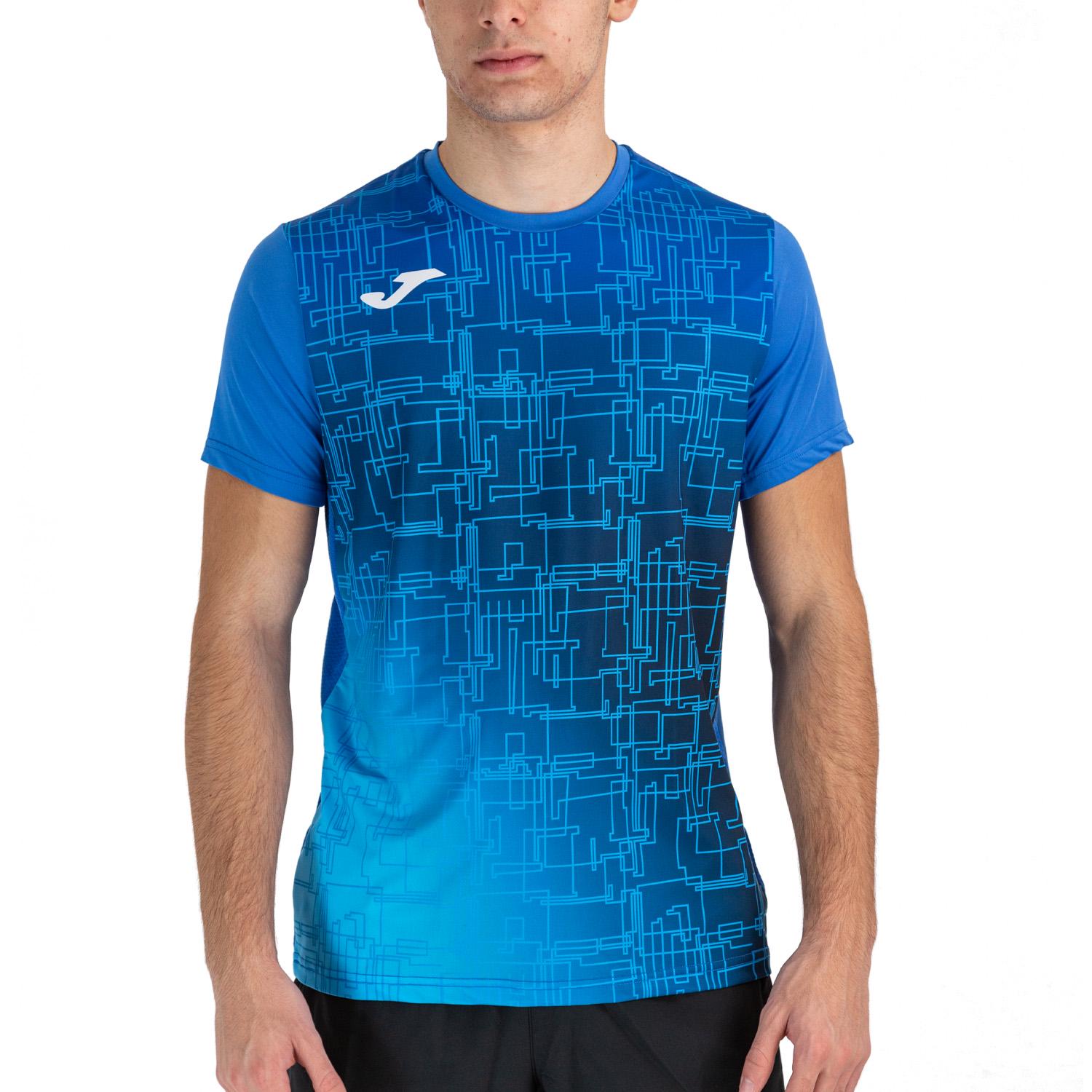 Футболка Joma 101929.700 Elite Viii Short Sleeve T-Shirt Royal S (8424309529284) - фото 1