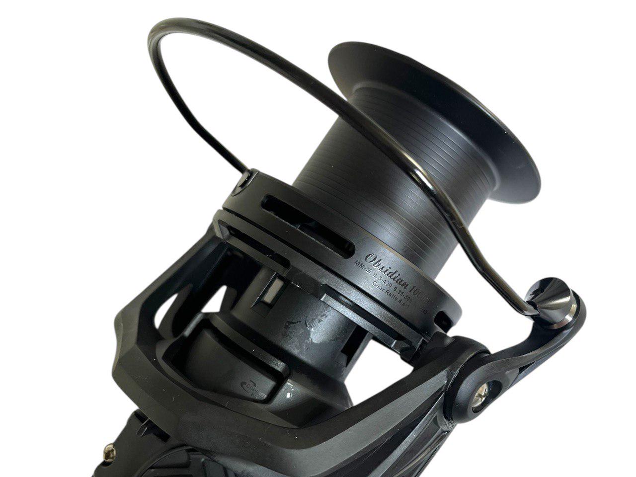 Катушка карповая Feima Obsidian 10000 суперсильная 6+1 подшипник передний фрикцион 12 кг (209890858) - фото 7 Катушка карповая Feima Obsidian 10000 суперсильная 6+1 подшипник передний фрикцион 12 кг (209890858) - фото 7