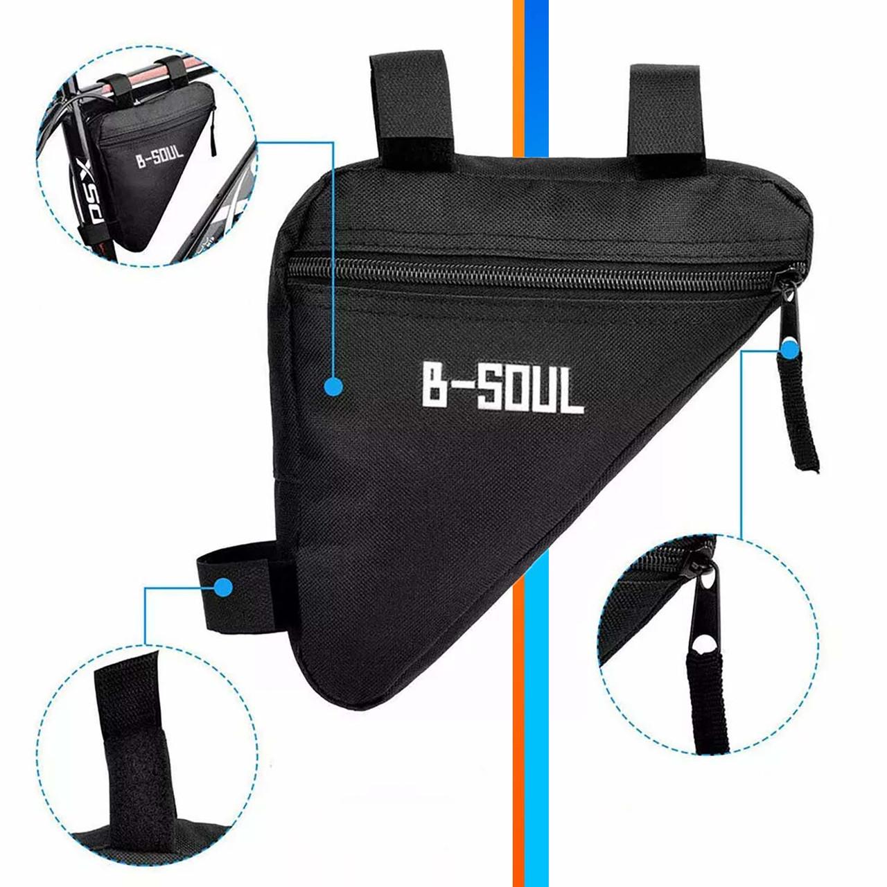 Велосумка под раму B-Soul Черный (id_98320) - фото 4 Велосумка под раму B-Soul Черный (id_98320) - фото 4