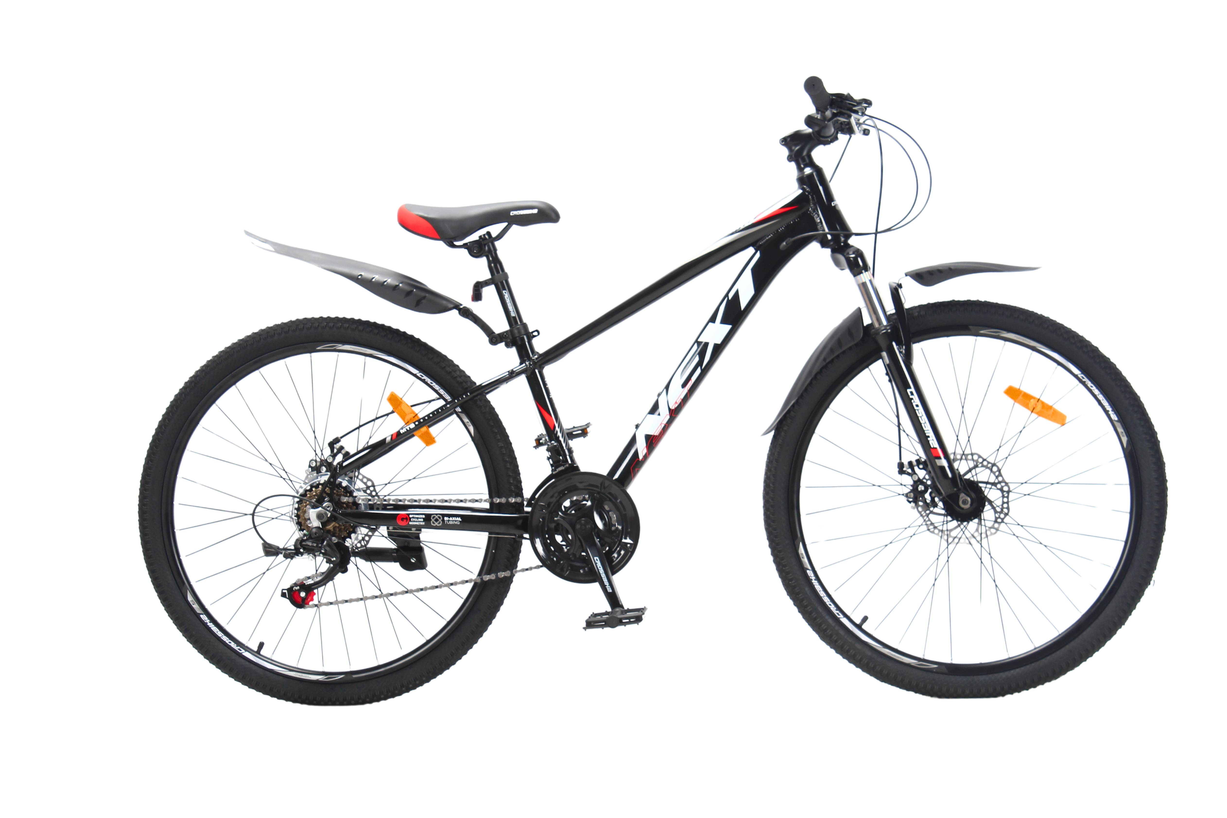 Велосипед Crossbike Next 2025 26" 12" Черно-красный