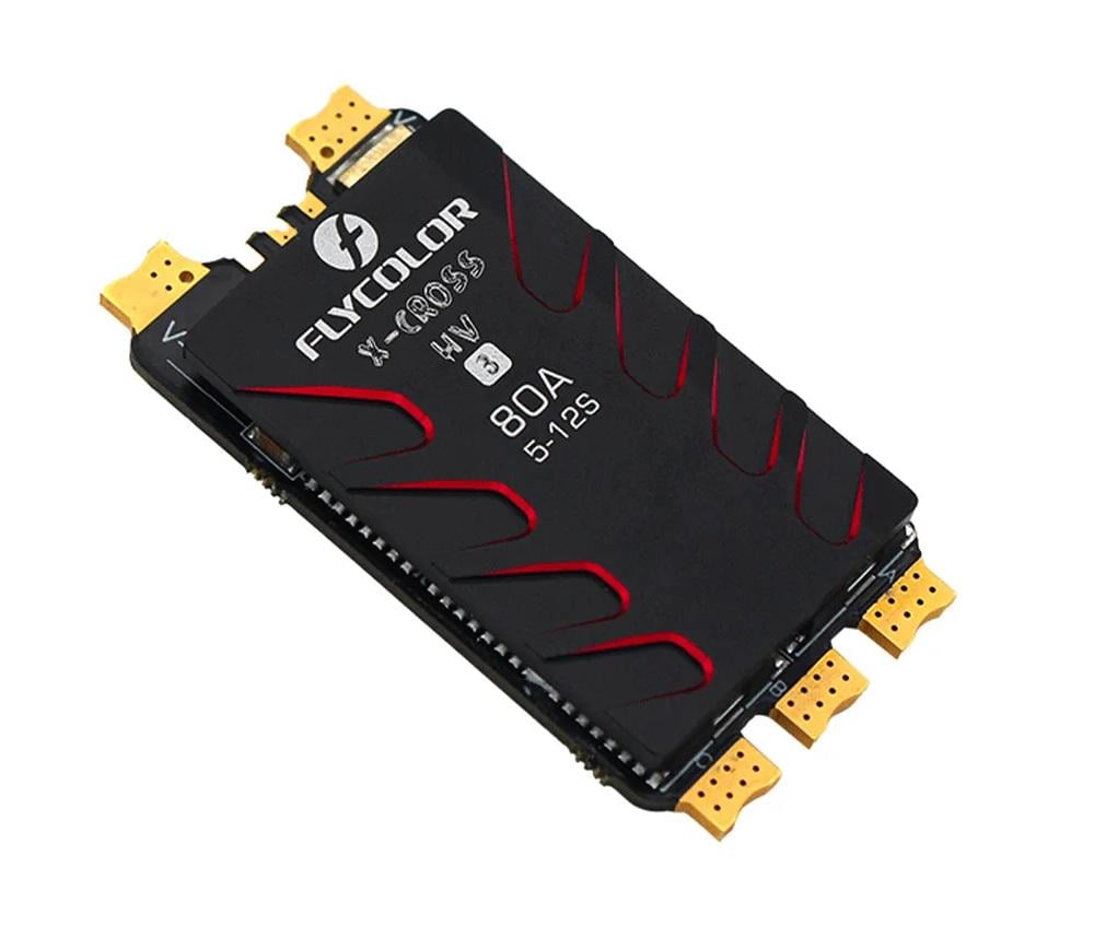 Регулятор моторів ESC 80A Flycolor X-Cross HV3 5–12S BLHeli_32 DShot для мультироторних систем (00-00029120)