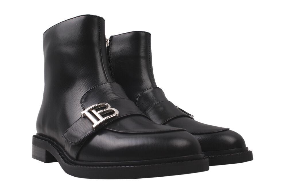 Ботинки Basconi на низком ходу женские из кожи р. 40 Черный (732-20DHC)