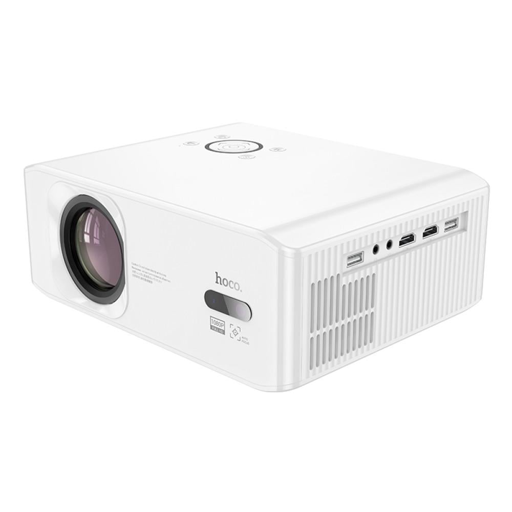 Проектор Hoco DT3 Smart electric Focus projector 2,4G/5G AUX/USB/AV/HDTV Белый (24194261)